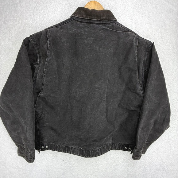 Carhartt Detroit Jacket Blanket Lined Mens 2XL J43 ONX Onyx Black - Picture 3 of 16